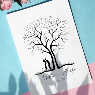 🎨 Vytvořme spolu svatební strom, který bude skutečně odrážet vás jako pár. Od výběru barev po detaily, všechno je možné!...